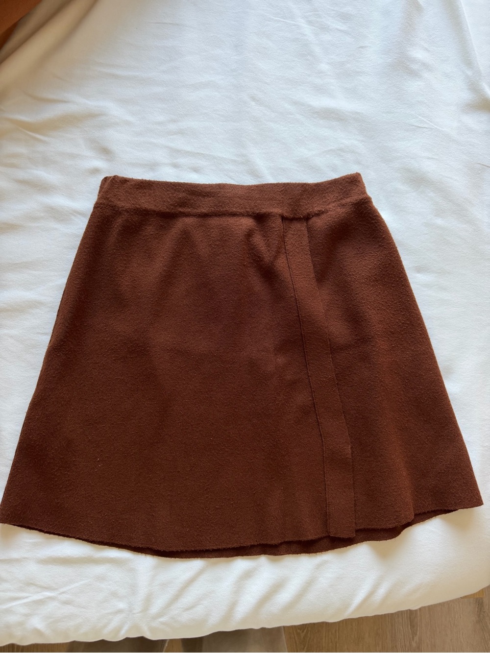 Mango Classic Brown A-Line Skirt